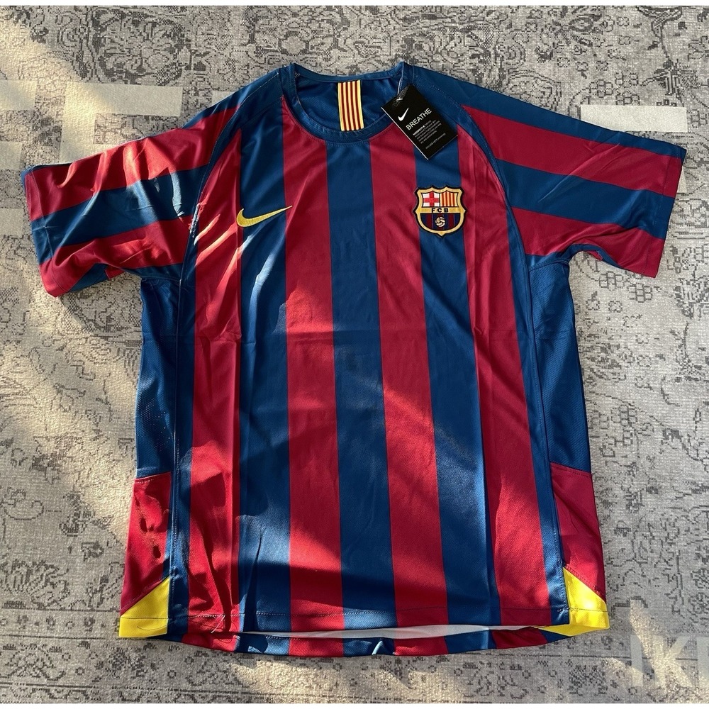 Nike FC Barcelona Men's XL Blue/Red/Yellow Soccer Jersey La Liga